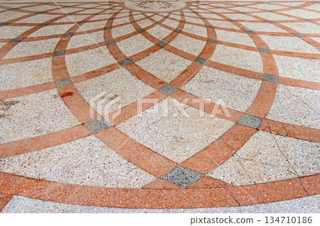 Pavement Lines Opatija Croatia Pavement Lines Opatija Croatia 134710186
