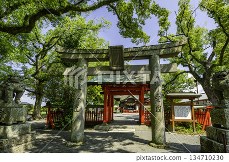 福岡縣朝倉市皆城神社（林田）鳥居 134710230