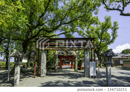 福岡縣朝倉市皆城神社(林田)注連柱 福岡縣朝倉市皆城神社(林田)注連柱 134710251