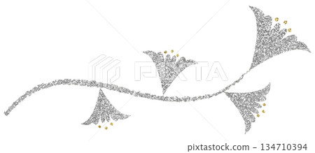 插圖素材 植物 金銀 134710394