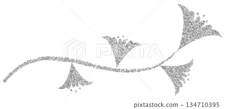 插圖素材植物銀 插圖素材植物銀 134710395