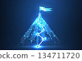 Digital mountain route. Digital technology transformation, overcoming difficulty 134711720