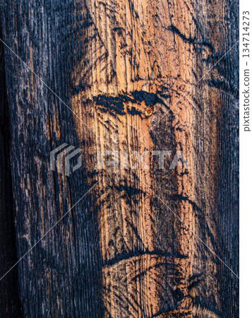 The texture of the antique wooden barn paneling board The texture of the antique wooden barn paneling board 134714273