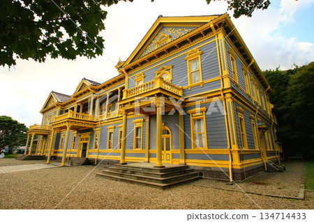 舊函館公會堂是典型的西式建築，建於 1910 年，位於函館山腳下。 134714433