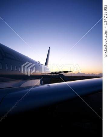 Casablanca Mohammed V International Airport, May, dusk 134715982