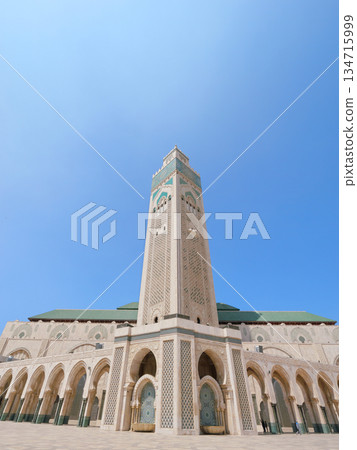 Casablanca Hassan II Mosque, clear May day 134715999