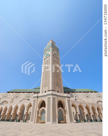 Casablanca Hassan II Mosque, clear May day 134716000