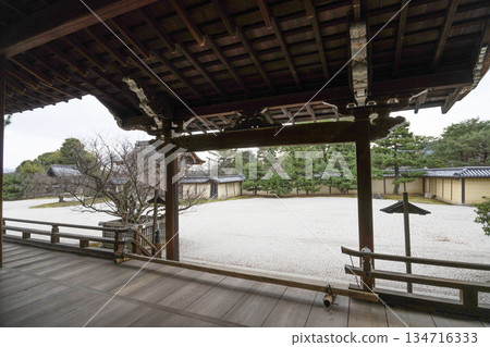 Daikakuji Temple (Kyoto) in winter 134716333