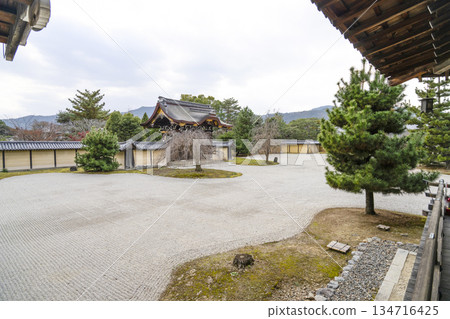 Daikakuji Temple (Kyoto) in winter 134716425