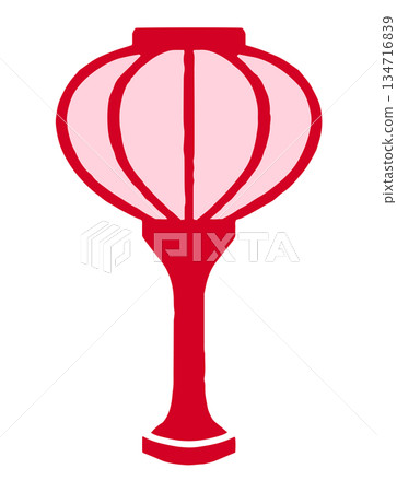 Print-style lanterns (Doll Festival lights) 134716839