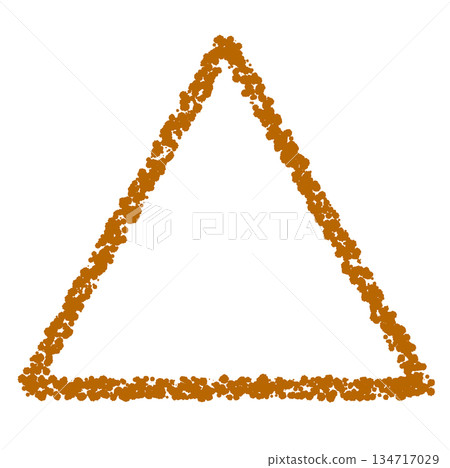 Crayon material: Hand-drawn triangles Crayon material: Hand-drawn triangles 134717029
