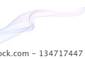 Color wave background line White background Background for presentations, etc. 134717447