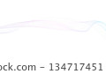 Color wave background line White background Background for presentations, etc. 134717451
