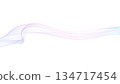 Color wave background line White background Background for presentations, etc. 134717454