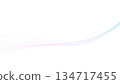 Color wave background line White background Background for presentations, etc. 134717455