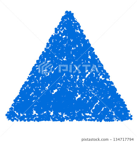 蠟筆材質：手繪三角形 134717794