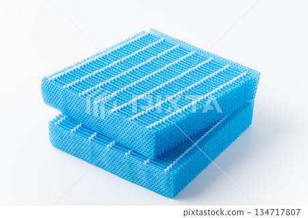 白色背景上的加濕器濾網 白色背景上的加濕器濾網 134717807