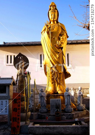 Kyoto Prefecture, Fushimi Inari Taisha Shrine, Dai Nippon Daidokyo, Holy Mother Kannon Statue, Fukakusa Yabunouchi-cho, Fushimi-ku, Kyoto City, February 2022 Kyoto Prefecture, Fushimi Inari Taisha Shrine, Dai Nippon Daidokyo, Holy Mother Kannon Statue, Fukakusa Yabunouchi-cho, Fushimi-ku, Kyoto City, February 2022 134718279