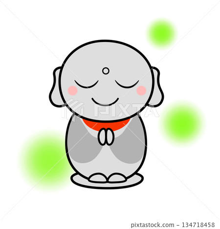 可愛地藏的插圖 134718458