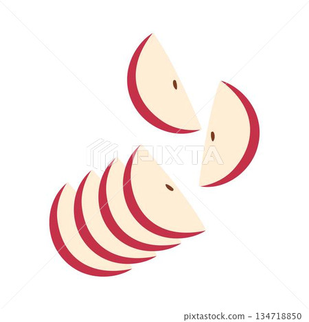 apple fruit with seed apple fruit with seed 134718850