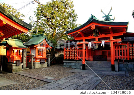 Kyoto Prefecture, Fushimi Inari Taisha Shrine, Higashimaru Shrine, Fukakusa Yabunouchi-cho, Fushimi Ward, Kyoto City, February 2022 Kyoto Prefecture, Fushimi Inari Taisha Shrine, Higashimaru Shrine, Fukakusa Yabunouchi-cho, Fushimi Ward, Kyoto City, February 2022 134719096