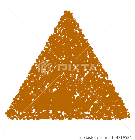 蠟筆材質：手繪三角形 134719524