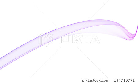 Color wave background line White background Background for presentations, etc. 134719771