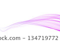 Color wave background line White background Background for presentations, etc. 134719772
