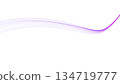 Color wave background line White background Background for presentations, etc. 134719777
