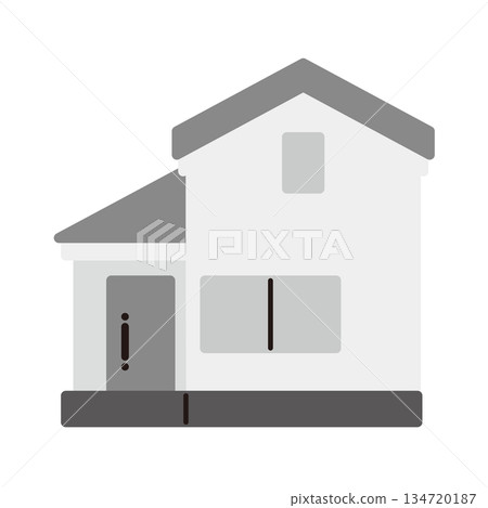 簡約房屋圖示 + 單色 簡約房屋圖示 + 單色 134720187