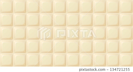 White chocolate bar square shape seamless pattern background graphic illustration. 134721255