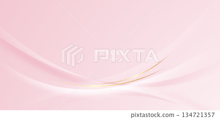 Abstract background design, modern pink and gold geometric element design. 134721357