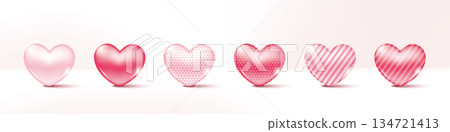 A set of texture love heart, lover's festival wide and wide announcement sea report report volume material, also applicable to women's festival, mother's festival, anniversary, birthday, year, marriage 134721413