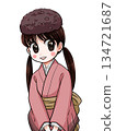 Girl wearing a kimono Ohagi fairy png 134721687