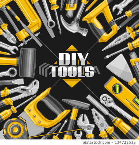 Vector template for DIY Tools 134722532