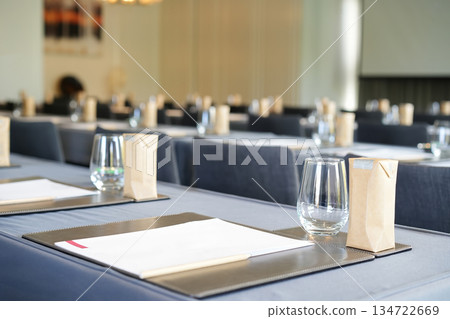 Paper note for memo in conference room. 134722669