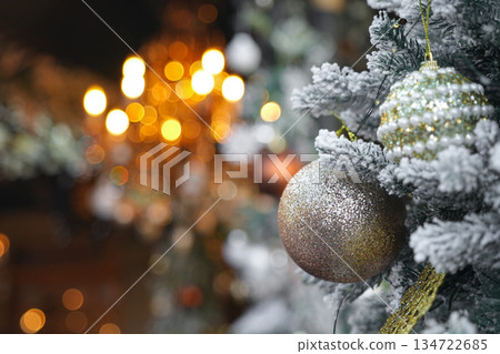 Christmas Tree decoration for festival celebration Christmas Tree decoration for festival celebration 134722685