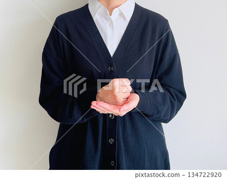 A woman with something inspiration 134722920