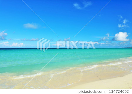 Okinawa Miyakojima blue sky and sea 134724002