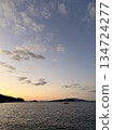 Sunset over the sea 134724277