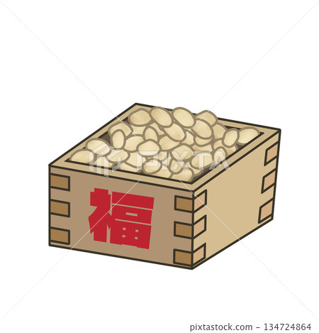 Illustration of Setsubun beans Illustration of Setsubun beans 134724864