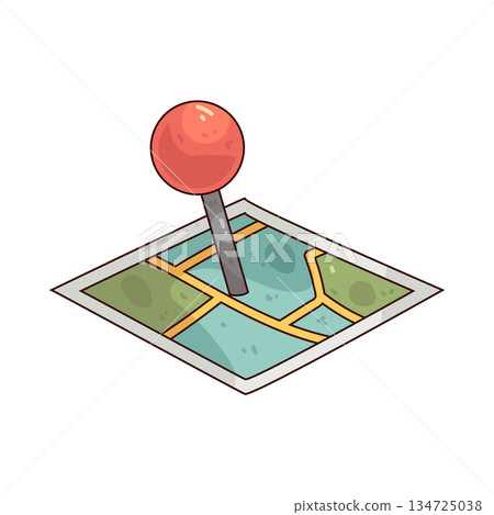 illustration of Marker illustration of Marker 134725038