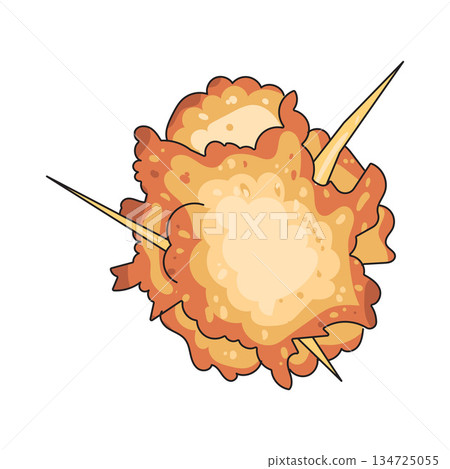 illustration of Explosion  134725055