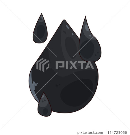 illustration of Oil Drop illustration of Oil Drop 134725066