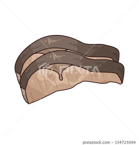 illustration of mackerel sashimi illustration of mackerel sashimi 134725094