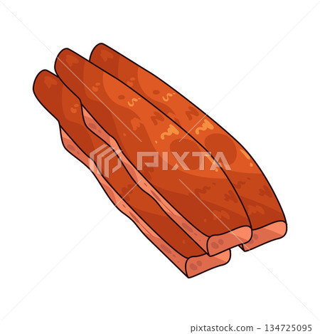 illustration of crab sashimi 134725095