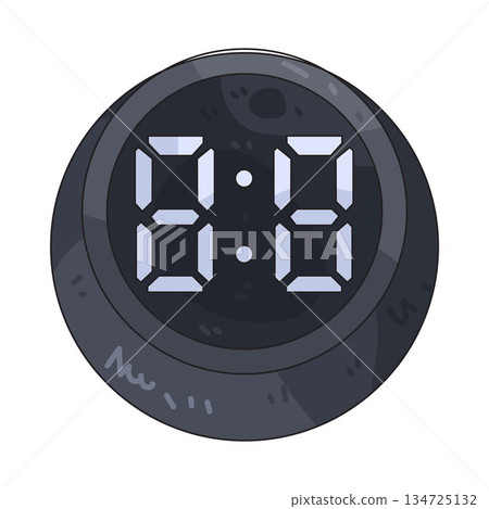 illustration of Digital Clock illustration of Digital Clock 134725132
