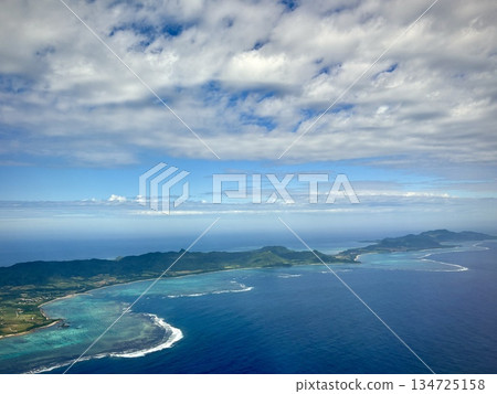 Over the northern part of Ishigaki Island Over the northern part of Ishigaki Island 134725158