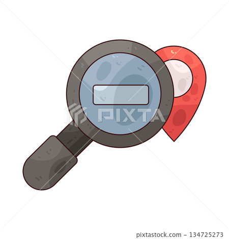 illustration of Map Zoom Out illustration of Map Zoom Out 134725273