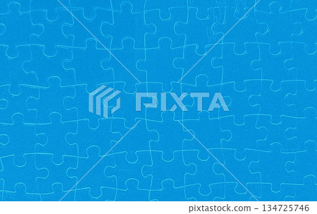 Blue puzzle line graphic background material Blue puzzle line graphic background material 134725746
